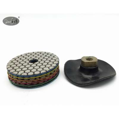 Dry Diamond flexible polishing pad for Marble stone