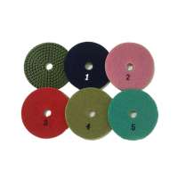 Polishing Wet Diamond Pro 100mm 5 Step Granite Polishing Pads