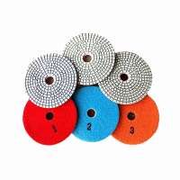 Stone Quality Diamond Marble Granite 3 Step Wet Marble Polishing Pad