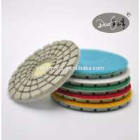 Wet dry Diamond flexible floor polishing pad for Granite stone